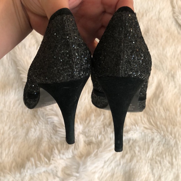 Vintage Carlos Santana Glitter Heels - Picture 2 of 4